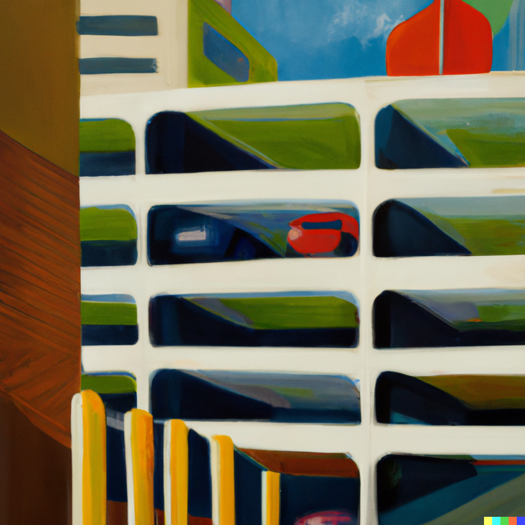 What if Joan Miro designed parking garages?