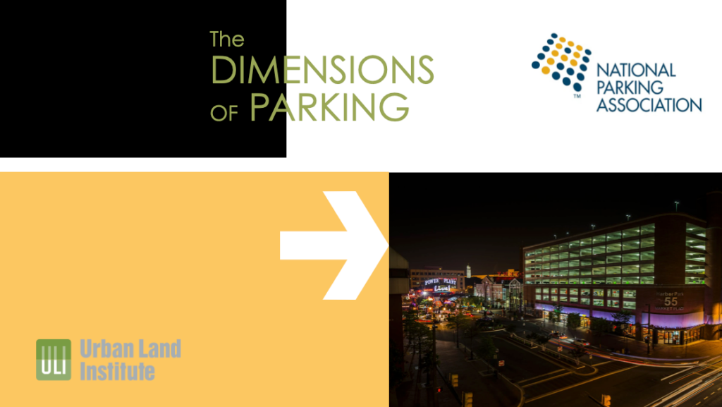 The Dimensions of Parking 6th edition book cover